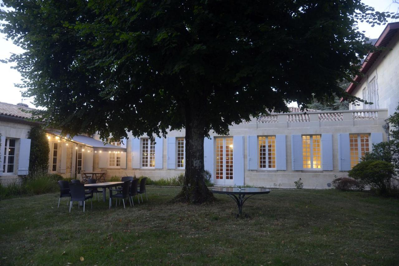 Chateau Rosemont - Grande Maison Familiale Campagne Dans Le Medoc Avec Piscine Et Tennis A 15 Mn Bordeaux Labarde Eksteriør billede