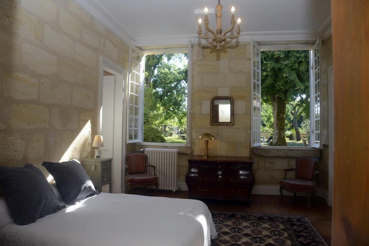 Chateau Rosemont - Grande Maison Familiale Campagne Dans Le Medoc Avec Piscine Et Tennis A 15 Mn Bordeaux Labarde Eksteriør billede