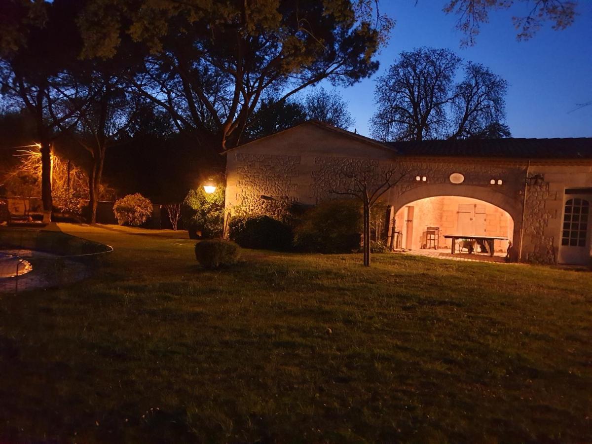 Chateau Rosemont - Grande Maison Familiale Campagne Dans Le Medoc Avec Piscine Et Tennis A 15 Mn Bordeaux Labarde Eksteriør billede